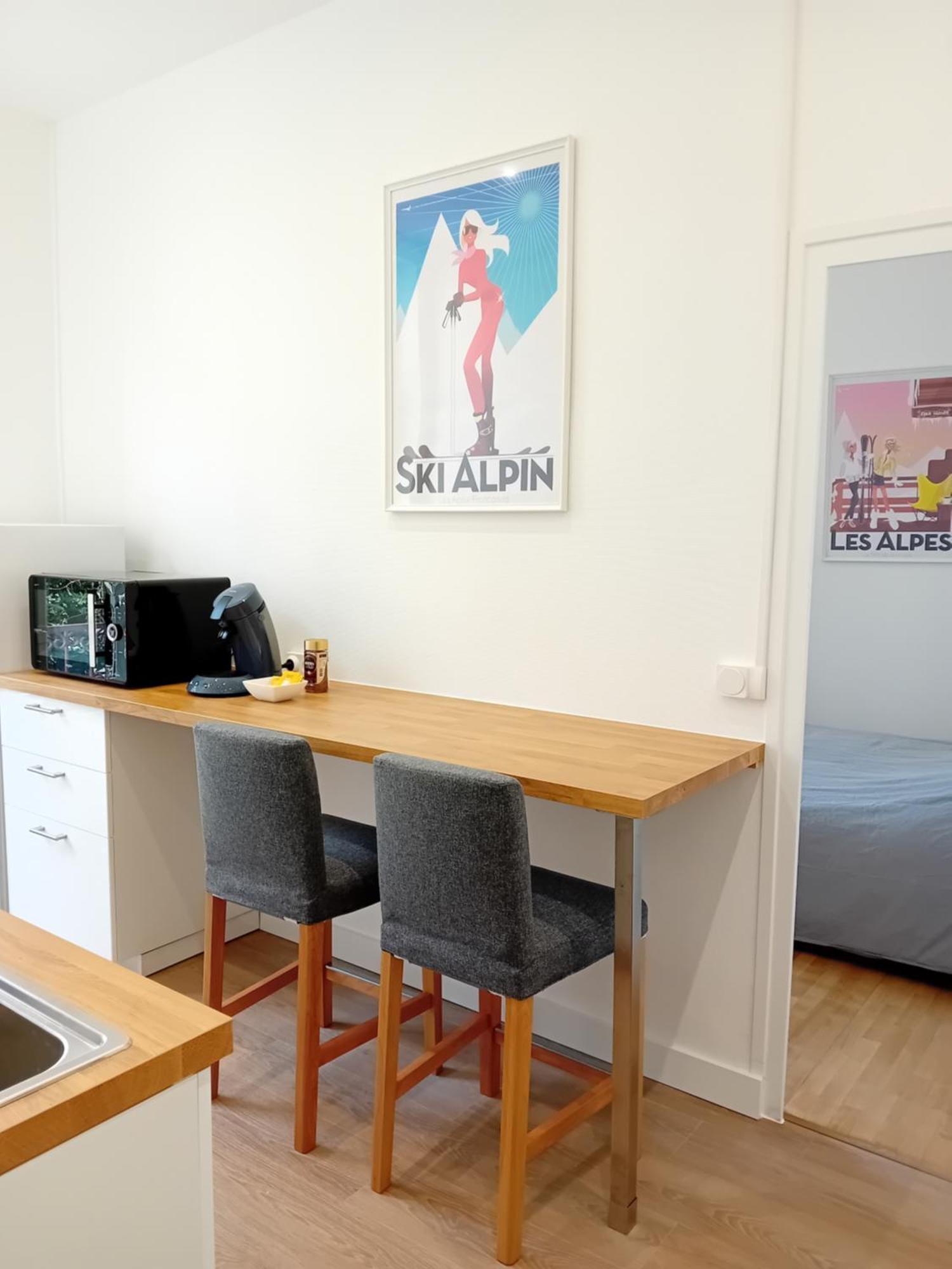 101 - Appart Renove Avec 1 Chambre Spacieuse - Tram Et Clinique Mutualiste A 1 Min Grenoble Zewnętrze zdjęcie
